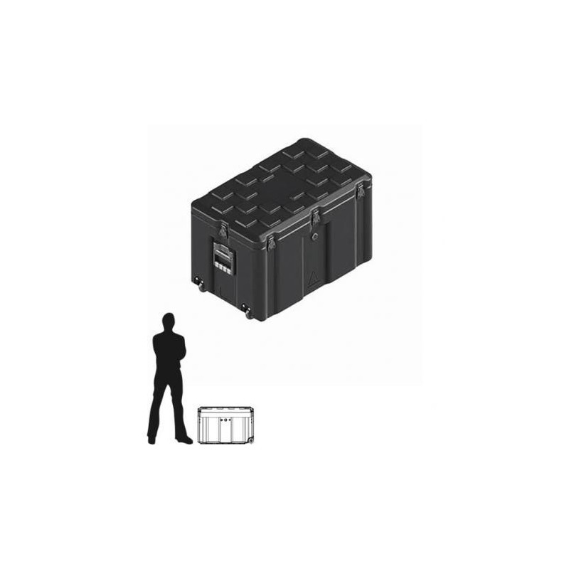 Amazon Case 690 x 390 x 460 (Int. mm), Noire