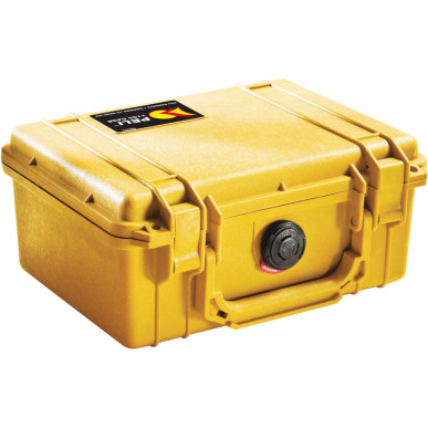 Valise Peli™ 1150 avec mousse prédécoupée, jaune