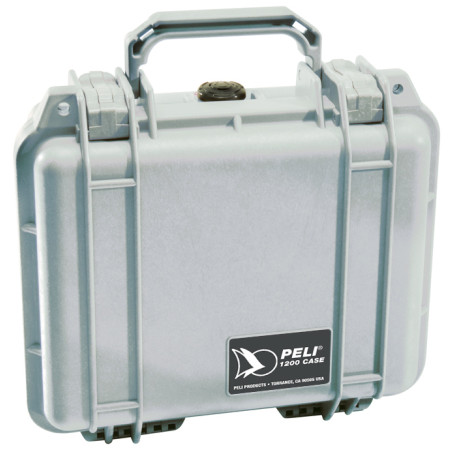 Valise Peli™ 1200 avec mousse prédécoupée, grise