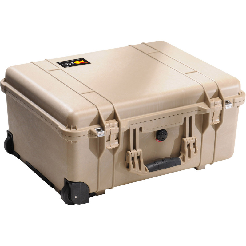 Valise Peli™ 1560 avec mousse prédécoupée, desert tan