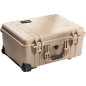 Valise Peli™ 1560 avec mousse prédécoupée, desert tan