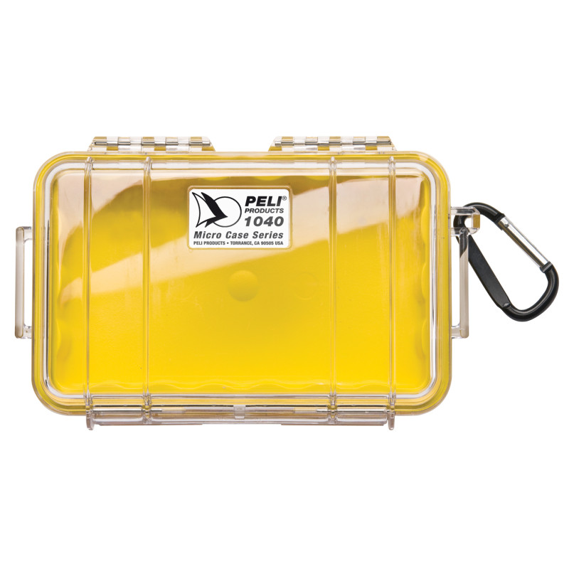 Microcase 1040 coque transparente, liner jaune