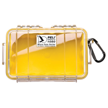 Microcase 1050 coque transparente, liner jaune