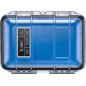 Microcase M40 coque transparente, liner bleu