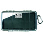 Microcase 1060 coque transparente, liner noir