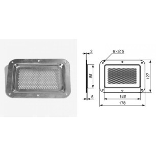 Cuvette percée pour ventilation