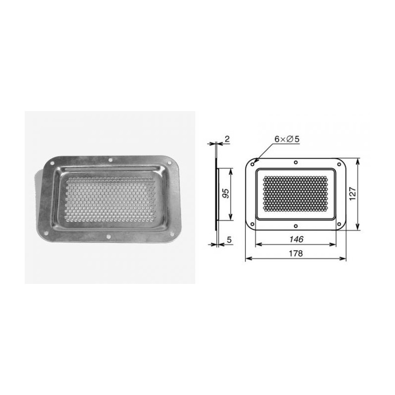 Cuvette percée pour ventilation