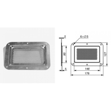 Cuvette percée pour ventilation