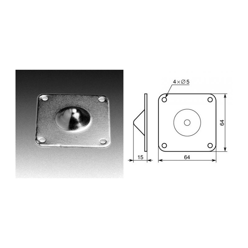 Pied métallique mâle de gerbage compatible 9760