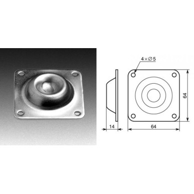 Pied metallique femelle de gerbage compatible 9761