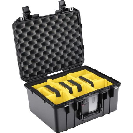 Valise Peli™ 1507 avec kit de cloisons Velcro, noire