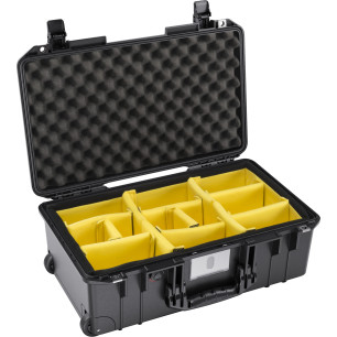 Valise Peli™ 1535 avec kit de cloisons Velcro, noire