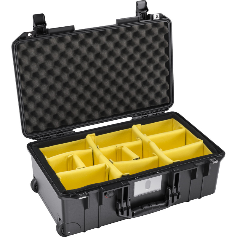 Valise Peli™ 1535 avec kit de cloisons Velcro, noire