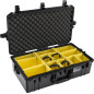 Valise Peli™ Air 1605 avec kit de cloisons Velcro, noire