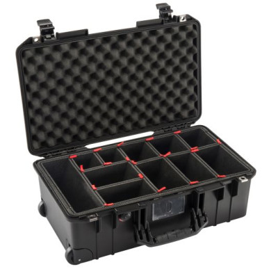 Valise Peli™ Air 1535 avec kit de cloisons Trekpack, noire